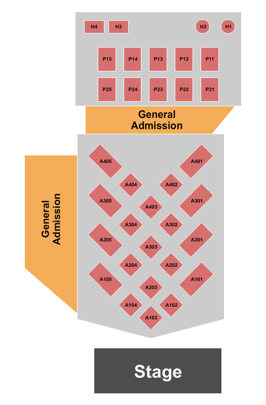 Blackhawk Creek Next Event Seating Chart